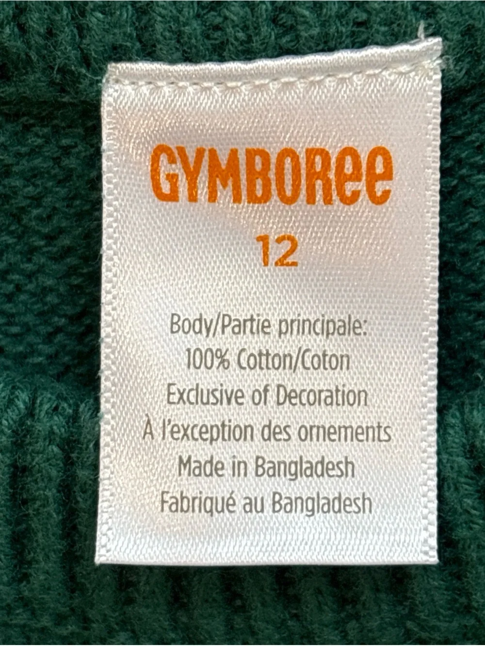 Gymboree Bubble Stitch Girls Sweater Size 12 Plaid Bow Detail Knit Holiday